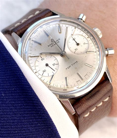 vintage breitling singapore|vintage Breitling top time.